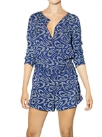 VANESSA BRUNO - PRINTED SILK GEORGETTE JUMPSUIT