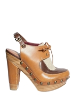 ANTONIO MARRAS - LINEN AND LEATHER SANDALS