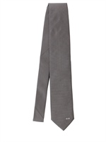 KRIS VAN ASSCHE - CRAVATTA EFFETTO TWEED 6CM