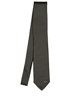 KRIS VAN ASSCHE - CRAVATTA EFFETTO TWEED 6CM