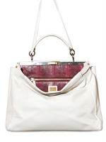 FENDI - PEEK A BOO LARGE PYTHON TOP HANDLE