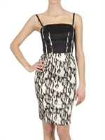JUST CAVALLI - KLEID IM STRETCH SATIN