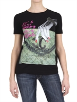 JUST CAVALLI - JERSEY PRINT T-SHIRT
