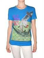 JUST CAVALLI - JERSEY PRINT T-SHIRT