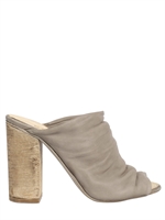 BB BRUNO BORDESE WASHED - 100MM NAPPA MULE SANDALS