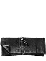 MAISON DU POSH - PYTHON SWAROVSKI FINGER RING CLUTCH
