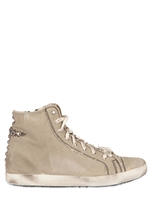 CIABOO - CANVAS MINI STUDDED CROSS HIGH SNEAKERS