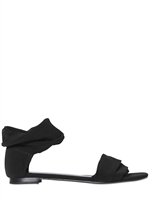 IOANNIS - SANDALO CORSETTE DI LYCRA - NERO