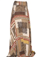 ETRO - LANGER ROCK PRINT AUF SEIDEN GEORGETTE