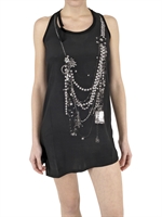 INSIDEOUT - SILK CREPE AND JERSEY DRESS