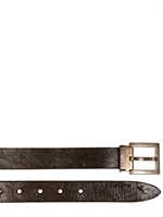 DOLCE & GABBANA - CINTURA DI PELLE LAVATA 3CM