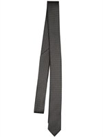 DOLCE & GABBANA - 4CM HOUNDS TOOTH PRINT SILK TIE