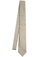 DOLCE & GABBANA - 6CM SILK TWILL TIE - BEIGE