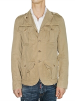 DSQUARED - LIGHT GABARDINE MILITARY JACKET