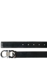 SALVATORE FERRAGAMO - CINTURA 3CM DI PELLE SPAZZOLATA REVERSIBILE