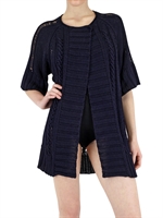 LES COPAINS - COTTON KNIT SWEATER