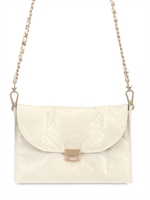 ZAGLIANI - SHYNY PYTHON WALLET SHOULDER BAG