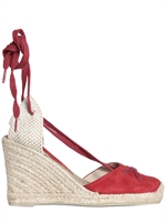 SARAH SUMMER - 80MM SUEDE ESPADRILLE WEDGES