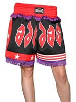 ADIDAS ORIGINALS BY ORIGINALS - JEREMY SCOTT FRINGED JERSEY BOXING SHORT