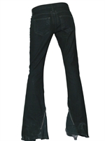 RICK OWENS - STRETCH DENIM ZIPPED JEANS