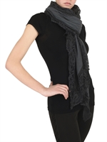 MARUCELLI - JERSEY AND LACE SCARF