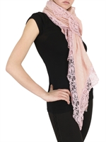 MARUCELLI - JERSEY AND LACE SCARF