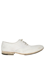 SHOTO - WASHED ELKSKIN LACE-UP SHOES
