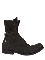 A DICIANNOVEVENTITRE - CALFSKIN BOOTS - BLACK