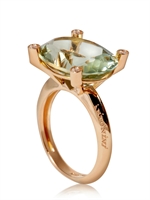 ANTONINI - GREEN AMETHYST AND DIAMOND RING