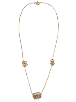 LIA DI GREGORIO - COLLANA IN ORO CON PERLE