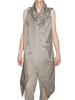 SILENT BY DAMIR DOMA - GILET DI NYLON STROPICCIATO