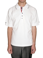 THOM BROWNE - POLO DI COTONE PIQUET