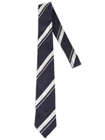 THOM BROWNE - CRAVATTA 5CM DI SETA