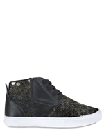 RADII - SNEAKER DI CAVALLINO E PELLE GLITTERATA