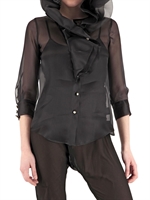 FRANCESCO SCOGNAMIGLIO - ORGANZA SHIRT