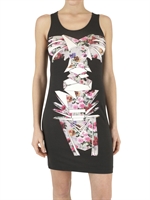 JONATHAN SAUNDERS - KLEID BLUMEN TOTEM PRINT AUF JERSEY