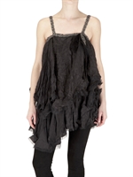 REEM - KLEID SEIDEN HABOTAI UND FEDERN