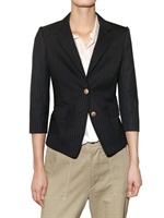 BOY BY BAND OF OUTSIDERS - PINSTRIPED TWO BUTTON JACKET