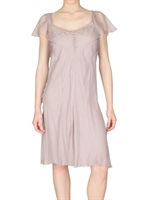 ALBERTA FERRETTI - KLEID IN STRETCH GEORGETTE