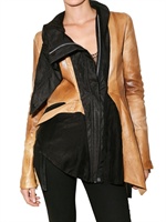 TROSMAN - PRINTED LEATHER JACKET