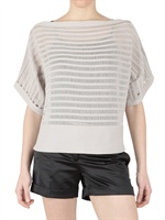 PAOLO ERRICO - CHIFFON BACK SWEATER