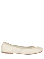 SUZIE MAS - CALFSKIN BALLERINA FLATS - MILK