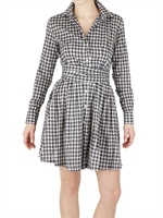 THOMSEN - KLEID IM BAUMWOLL CHECK