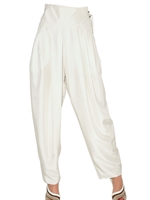 CHRISTOPHE LEMAIRE - HOSEN IN GEWASCHENER SEIDE