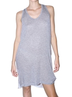CLU - KLEID IM STRICK UND SATIN