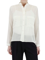PAS POUR TOI - SILK CREPE DE CHINE SHIRT