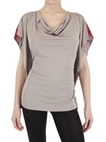 ALICE SAN DIEGO - JERSEY UND FOULARD TOP
