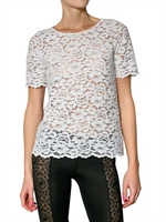 AU JOUR LE JOUR - SPITZEN T-SHIRT
