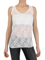 DOLCE & GABBANA - TANK TOP IN SPITZE