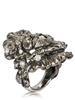 REPOSSI - ANELLO NEREE CON DIAMANTI TAGLIO ROSA